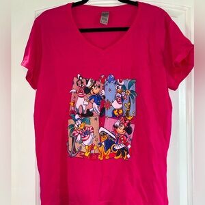 Disney cruise V neck shirt - never worn